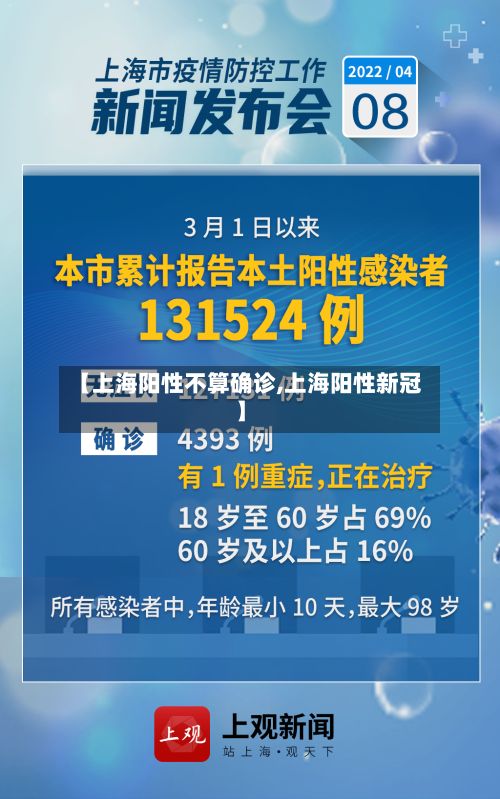 【上海阳性不算确诊,上海阳性新冠】