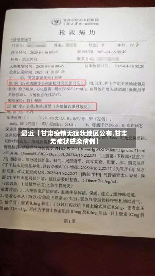 最近【甘肃疫情无症状地区公布,甘肃无症状感染病例】-第1张图片
