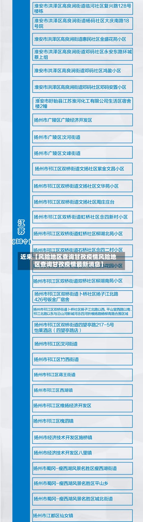 近来【风险地区查询甘孜疫情风险地区查询甘孜疫情最新消息】-第1张图片