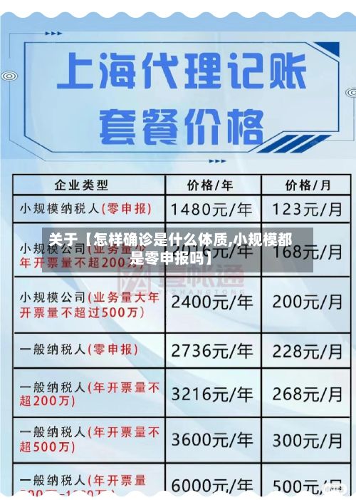 关于【怎样确诊是什么体质,小规模都是零申报吗】-第2张图片