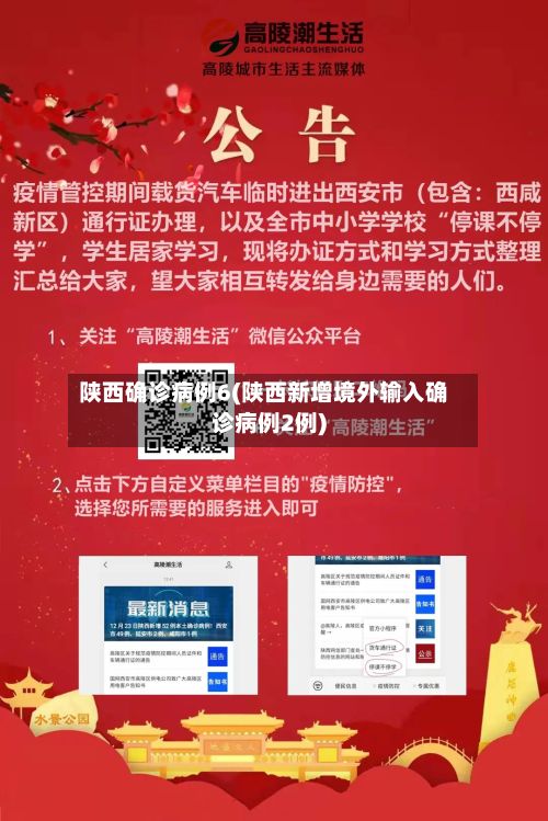 陕西确诊病例6(陕西新增境外输入确诊病例2例)-第1张图片