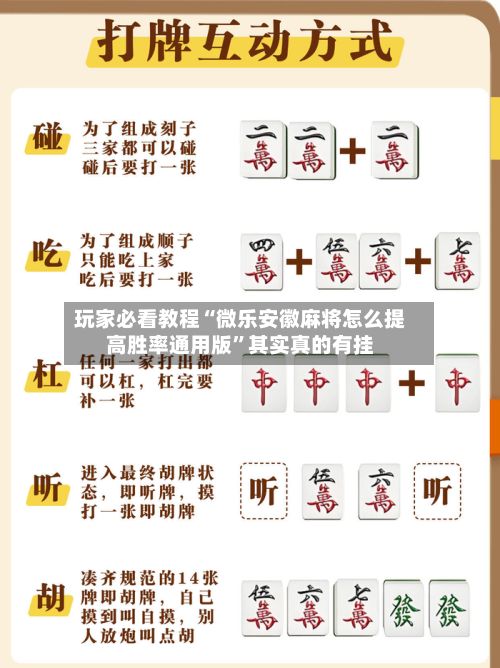 玩家必看教程“微乐安徽麻将怎么提高胜率通用版”其实真的有挂-第3张图片