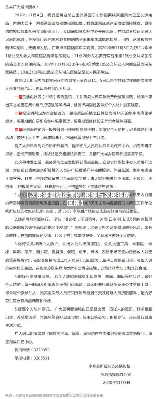 【次密接者确诊案例,密接与次密接的区别】-第1张图片