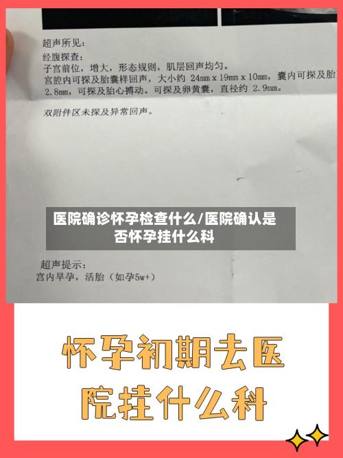 医院确诊怀孕检查什么/医院确认是否怀孕挂什么科-第1张图片