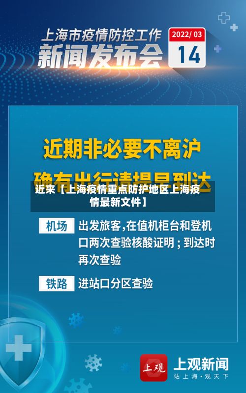 近来【上海疫情重点防护地区上海疫情最新文件】-第1张图片