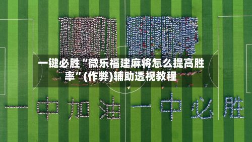 一键必胜“微乐福建麻将怎么提高胜率”(作弊)辅助透视教程-第3张图片