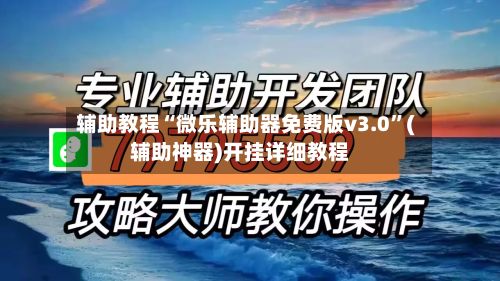 辅助教程“微乐辅助器免费版v3.0	”(辅助神器)开挂详细教程-第3张图片