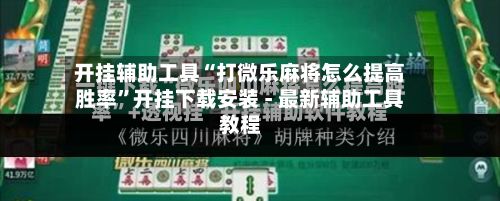 开挂辅助工具“打微乐麻将怎么提高胜率	”开挂下载安装 - 最新辅助工具教程-第2张图片