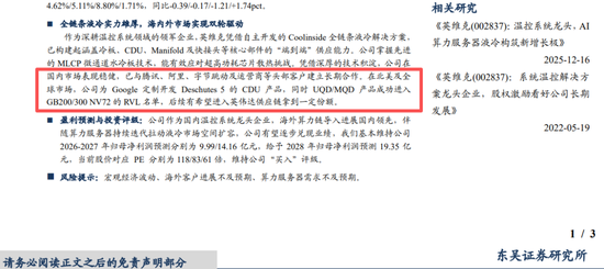 英维克一季度暴雷	，二季度暴增1934%！葛卫东5亿杀进，英伟达供应商还是谜